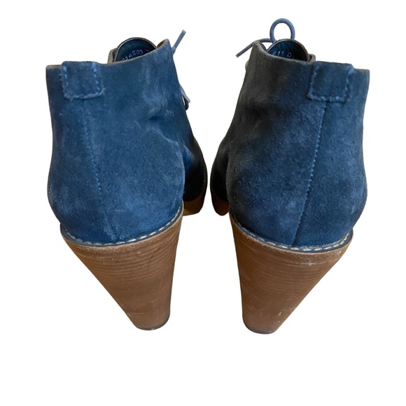 Blue suede Cole Haan booties - Picture 4 of 5